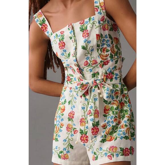 FARM Rio Tropical Romance Romper - Picture 3 of 5